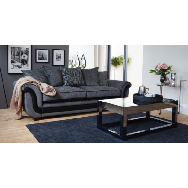 Диван двухместный черный — изображение 3