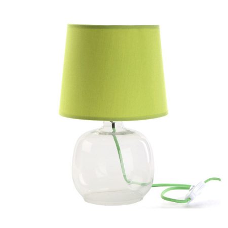 Лампа с зеленым абажуром