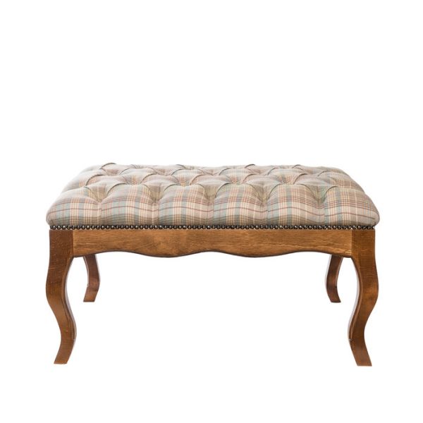Банкетка  с клетчатой обивкой — изображение 3
