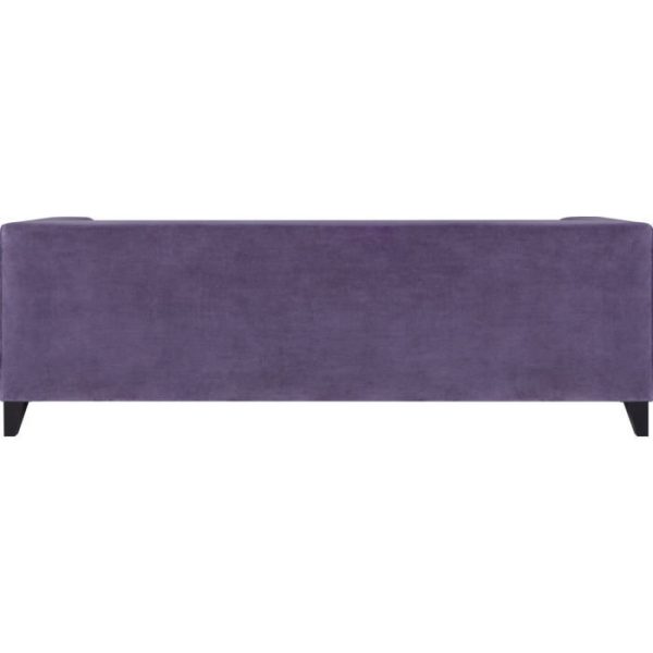 Диван с обивкой из фиолетовой ткани  — изображение 4