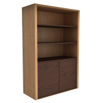 Шкаф с двумя открытыми полками  и двумя дверьми   — изображение 2