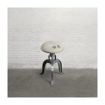 Табурет Dialma Brown SGABELLO из металла черного цвета с патиной — изображение 2