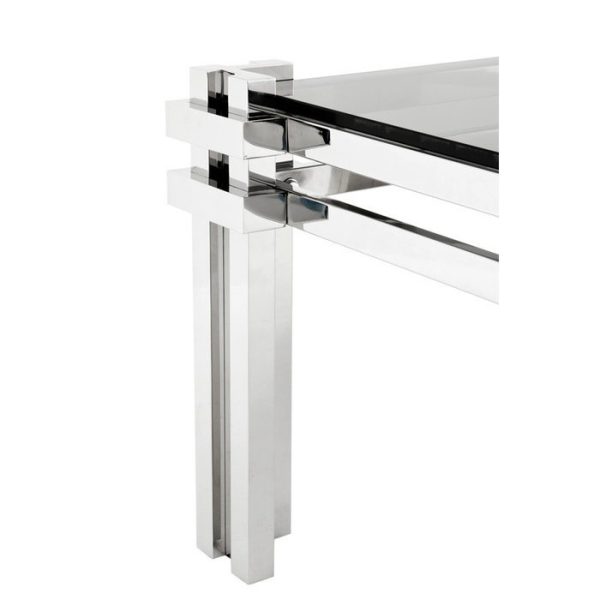 Журнальный столик  Waterloo из полированной стали  — изображение 3