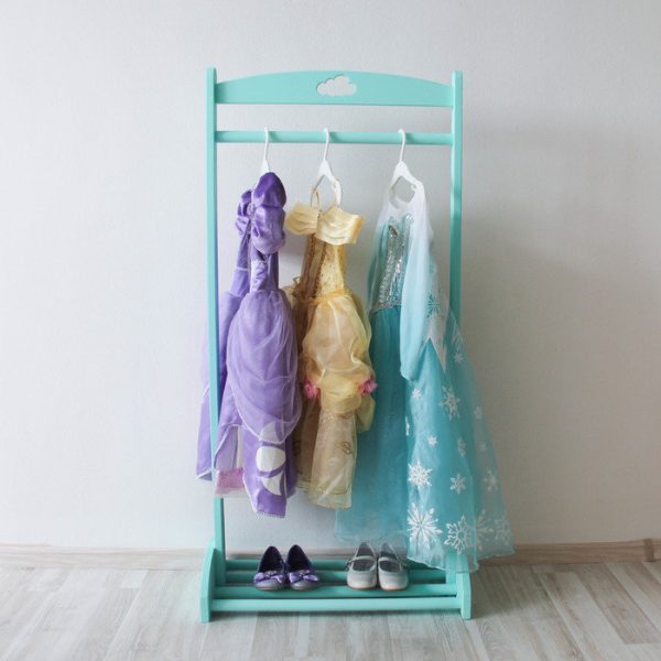 Напольная детская вешалка-стойка белая — изображение 8