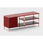 Тумба под ТВ Latitude SAGA SEVER красная