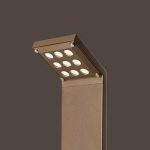 Фонарь Side Quadrat из хромированного металла