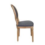 стул с мягкой обивкой Miro grey — изображение 2