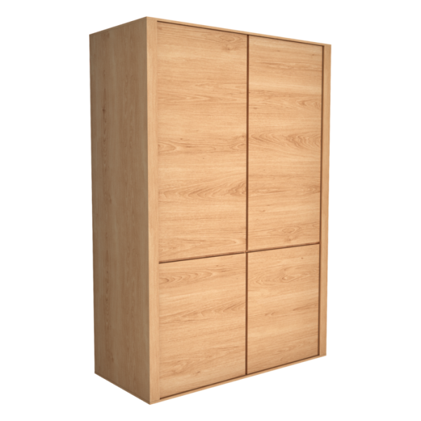 Шкаф с четырьмя дверьми натуральный дуб  — изображение 2