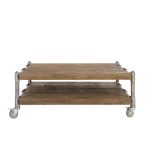 Стол журнальный d-Bodhi Kasting из тика на колесах