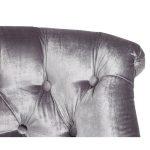 Кресло Sophie Tufted Slipper Chair Серый Вельвет — изображение 3