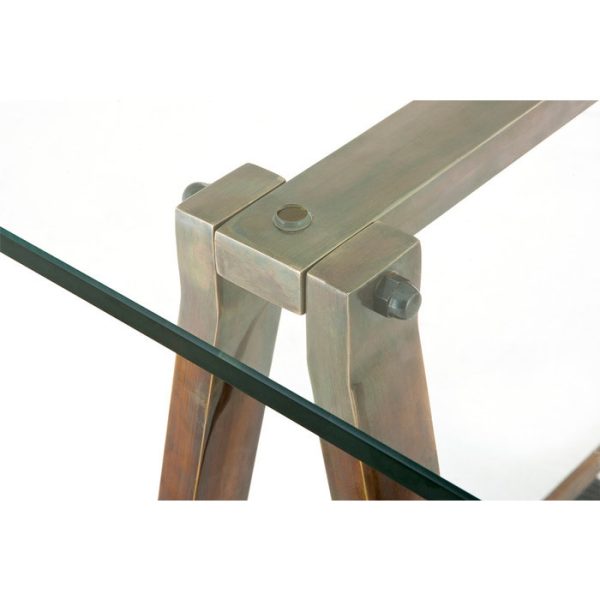 Письменный стол  Desk Lorentz со стеклянной столешницей — изображение 2