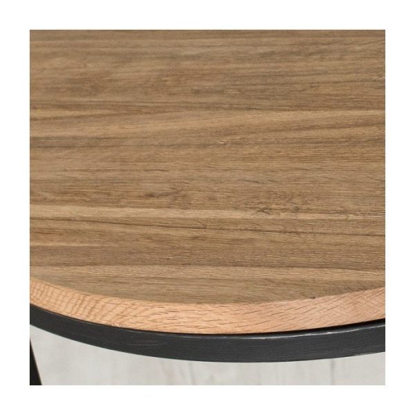 Журнальный столик Oslo из массива дуба и металла — изображение 3