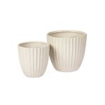 Набор из 2-х цветочных горшков Broste LINES