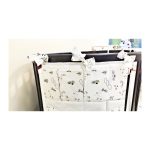 Карман декоративный EllipseFurniture L Белый Вставка Фантазия Зеленый