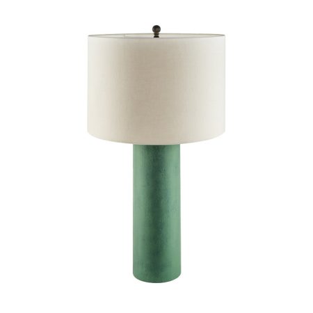 Настольная лампа с деревянным основанием