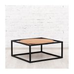 Журнальный стол Mars из массива дуба и металла 