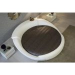 Кровать Letto Rotondo 03 с обивкой из экокожи или велюра 220 см — изображение 8