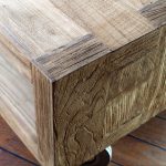 Стол кофейный d-Bodhi Leki из массива тика на колесах — изображение 2