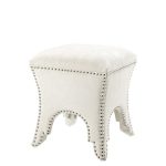 Пуф  молочного цвета 45х39 см