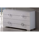Комод горизонтальный DUPEN белый 