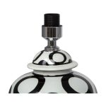 Лампа настольная керамическая с белым абажуром — изображение 2