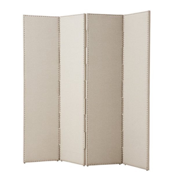 Ширма  Duchamp обтянута тканью песочного цвета — изображение 2