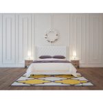 Кровать с декоративными гвоздиками Wing 180x200 см Велюр Молочный — изображение 8