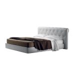 Кровать Bluemoon 180х200 см Белая Кожа Класса Премиум