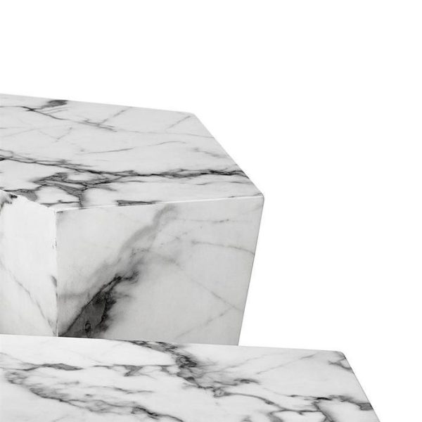 Журнальный столик  Faux Marble с имитацией мрамора — изображение 4