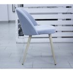 Голубой стул Томас с мягким сидением — изображение 7