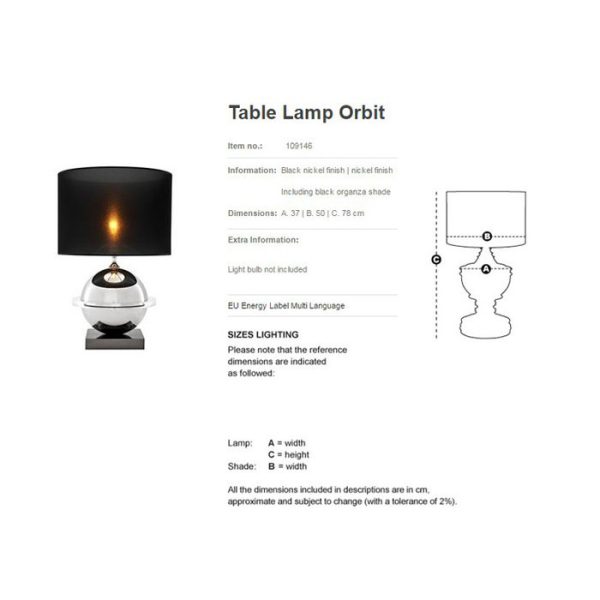 Настольная лампа  Orbit — изображение 5