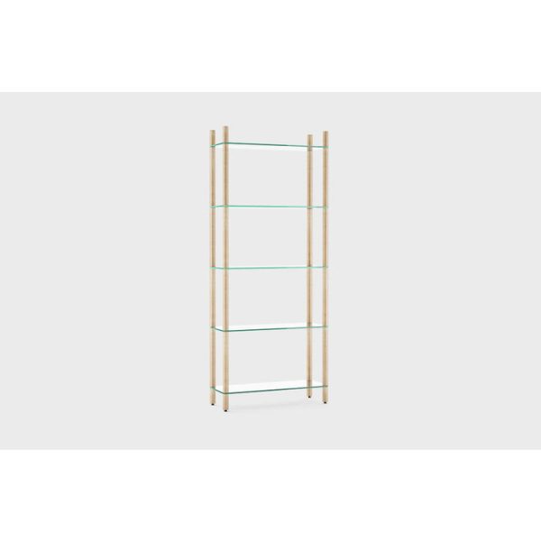 Стеллаж LATITUDE SAGA GLASS SET светлый ясень — изображение 2