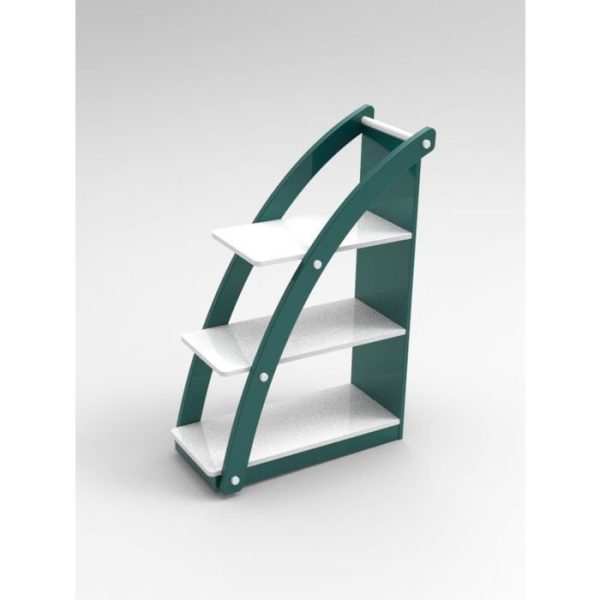 Стеллаж Парус К10 темно-бирюзовый — изображение 13