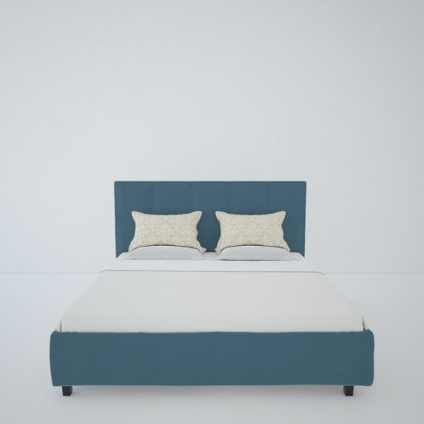 Кровать Royal Black 160х200 см Велюр Морская волна — изображение 6