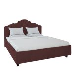 Кровать Palace 140x200 см Велюр Коричневый