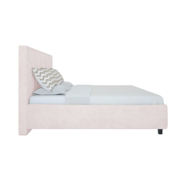 Кровать Royal Black 180х200 см Велюр Пыльная роза — изображение 3