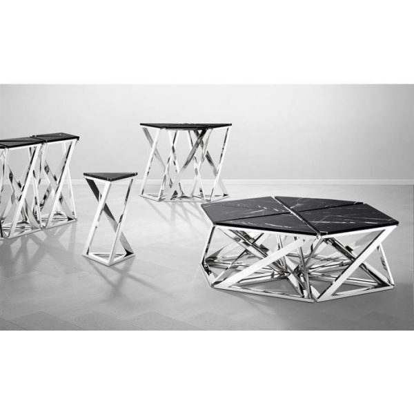 2903product_gallery_photo_1790c149-064c-4a61-aaba-e0c217b470d4.jpg Набор из 6-ти журнальных столиков Coffee Table Galaxy set  со столешницей из черного мрамора — изображение 3