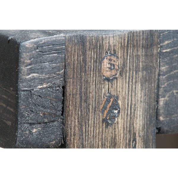 Журнальный стол Inty с серой состаренной поверхностью — изображение 5