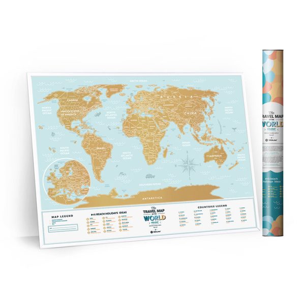 Карта travel map holiday lagoon world — изображение 12