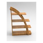 Стеллаж Парус К14 Золотистый Дуб — изображение 4