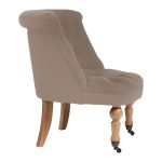 Кресло Amelie French Country Chair Бежевый Велюр — изображение 4