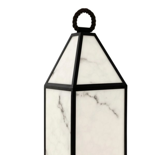 Настольная лампа  Blakemore с плафоном в металлической рамке черного цвета — изображение 3