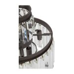 Дизайнерская настольная лампа из металла и стекла — изображение 3