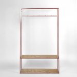 Вешалка в прихожую Hallra 2 copper темный дуб