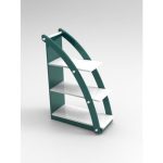 Стеллаж Парус К10 темно-бирюзовый — изображение 6