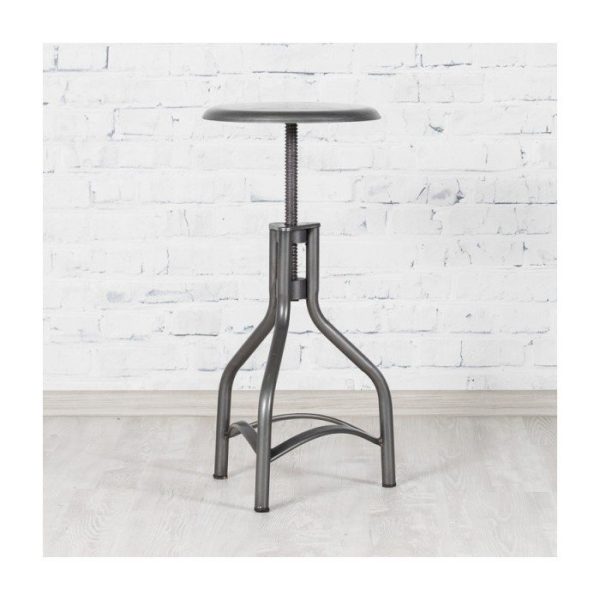 Винтовой табурет в индустриальном стиле TELEGRAPH — изображение 3