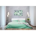 Комплект постельного белья стандарт с простыней на резинке 160х200 Мятный