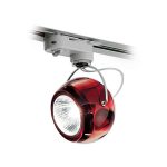 Трековый Спот из хрустального стекла Fabbian BELUGA COLOUR