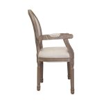 стул с мягкой обивкой Volker arm beige   — изображение 2