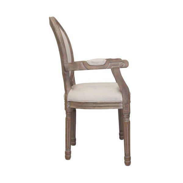 стул с мягкой обивкой Volker arm beige   — изображение 2